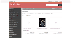 Desktop Screenshot of basteln-co.de