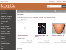Tablet Screenshot of basteln-co.de